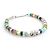 Céline Bracciale con ciondoli multicolore Celine - vista 5
