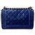 Borsa a tracolla Chanel Boy in velluto - vista 3