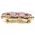 Broche Chanel Dorado y Rosa - vista 4