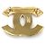 Broche Chanel Dorado y Rosa - vista 5