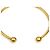 Hermès Bracciale rigido con charm Hermes HABA Metal - vista 6