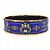 Hermès Bracciale rigido in smalto blu e oro Hermes - vista 4