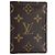 Porta-cartões Louis Vuitton Monogram Brown