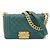 Chanel Boy Small Chain Shoulder Handbag in Green