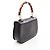 Borsa Gucci Bamboo in pelle nera - vista 2