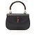 Borsa Gucci Bamboo in pelle nera