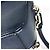 Pochette Prada in pelle blu navy - vista 3