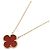 Van Cleef & Arpels Vintage Alhambra Karneol Halskette