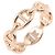 Chaîne d'ancre Hermès Anello Hermes Chaine d'Ancre Enchainée PM in oro rosa