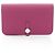 Hermès Cartera larga Hermes Dogon Duo en Rose Purple