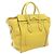 Céline Borsa a mano Celine Luggage Mini Shopper in pelle gialla - vista 2