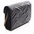Borsa a tracolla Gucci GG Marmont in pelle nera - vista 2