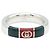 Anello Gucci Web Stripe in argento sterling - vista 2