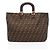 Borsa Tote Fendi Zucca Marrone Pelle e Tela
