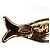 Chanel Orecchini Pesce CC Strass Dorati - vista 5