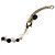 Chanel Collana Coco Lion Perle Nere Oro - vista 3