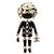 Chanel Spilla Coco Lion in metallo dorato e smalto nero