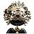 Chanel Spilla Coco Lion in metallo dorato e smalto nero - vista 3