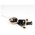 Chanel Spilla Coco Lion in metallo dorato e smalto nero - vista 6