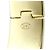 Bracciale cuff Chanel in pelle e metallo dorato - vista 6