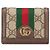 Portafoglio compatto bi-fold Gucci Ophidia GG Supreme