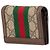 Portafoglio compatto bi-fold Gucci Ophidia GG Supreme - vista 2
