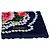 Chanel Foulard in seta Fiori e Gioielli blu navy - vista 2