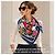 Chanel Foulard in seta Fiori e Gioielli blu navy - vista 7