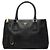 Borsa Prada con placca logo Triangle