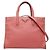 Borsa Prada con placca logo triangolare