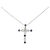 Autre Marque Collana in oro bianco Au750 zaffiro e diamante