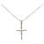 Autre Marque Collana Croce Au750