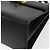 Salvatore Ferragamo Gancini Hand Bag Leather 2way Black Gold - vista 17