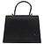 Salvatore Ferragamo Gancini Hand Bag Leather 2way Black Gold - vista 2