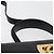 Salvatore Ferragamo Gancini Hand Bag Leather 2way Black Gold - vista 8