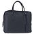 PRADA Hand Bag Safiano leather Navy Silver