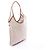 Borsa Tote Miu Miu Ivy marrone e avorio pelle e tela - vista 2