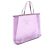 Borsa Tote Prada in pelle e mesh viola - vista 2