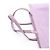 Borsa Tote Prada in pelle e mesh viola - vista 5