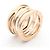 Bulgari Anello Bvlgari B-zero1 Legend in oro rosa 18K - vista 4
