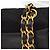 Chanel Vintage CC Chain Flap Quilted Jersey and Lambskin Medium - vista 6