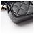 Borsa a tracolla Chanel Matelassé in pelle d'agnello nera - vista 8