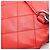 Borsa a tracolla Chanel Matelassé in pelle rossa - vista 8