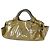 Borsa a mano Loewe in pelle verniciata marrone