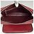 Pochette Prada en cuir Saffiano rouge - vue 5