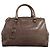 Borsa Prada in pelle verniciata marrone