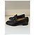 Mocassini Gucci in pelle nera con fibbia Double G - vista 7