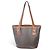 Céline Celine Borsa Cabas Macadam Monogramma Pelle Marrone - vista 6