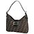 Fendi Schultertasche aus Canvas mit Zucca-Muster