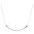 Pendente Tiffany & Co. T Smile Oro Bianco 18K Small - vista 3